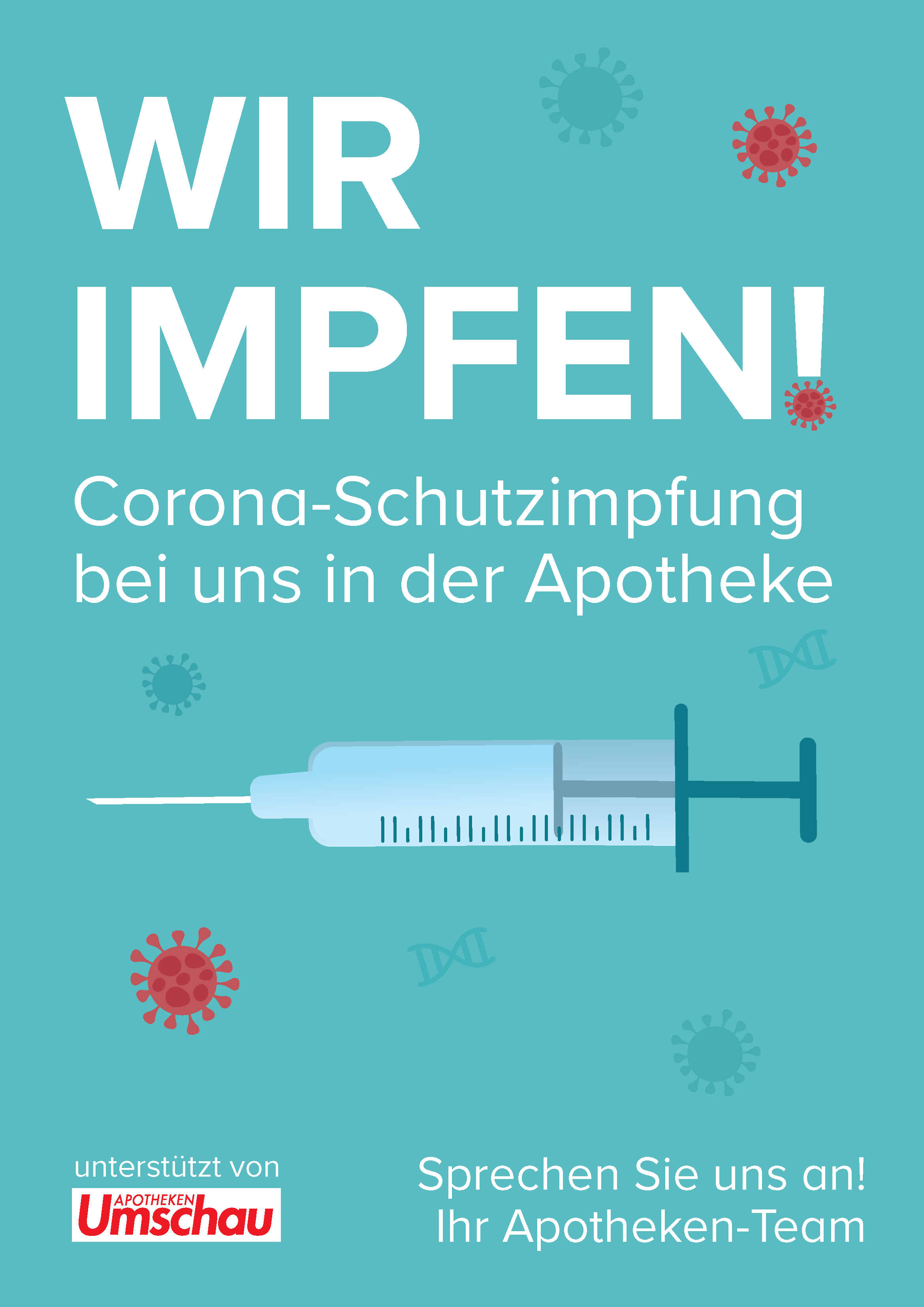 Wir impfen gegen das Coronavirus